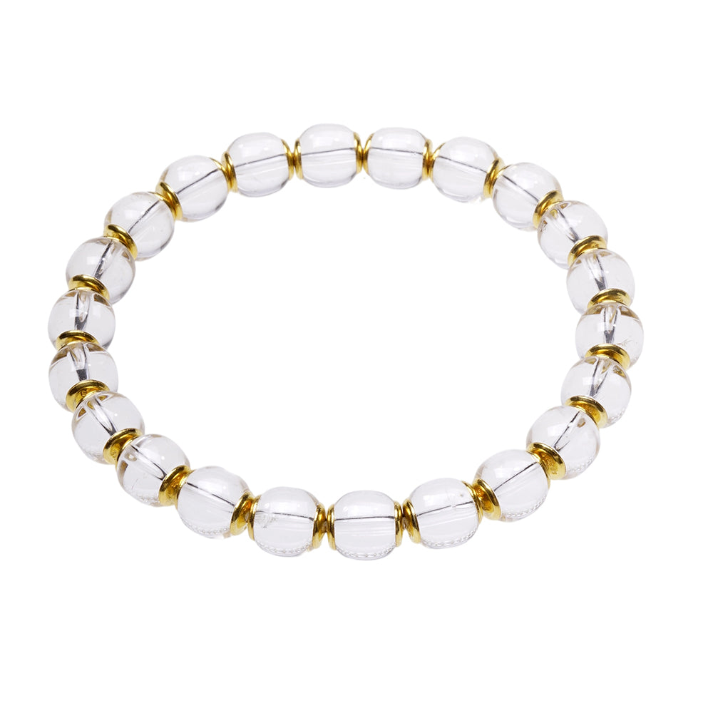 Handcraft  Natural Clear Gemstone Crystal Bracelet